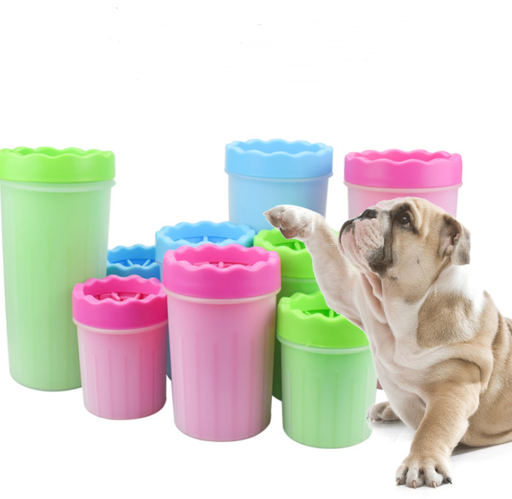 Dog paw washer cup hot sale