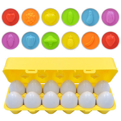 Montessori Matching Eggs - Learning Baby Toy