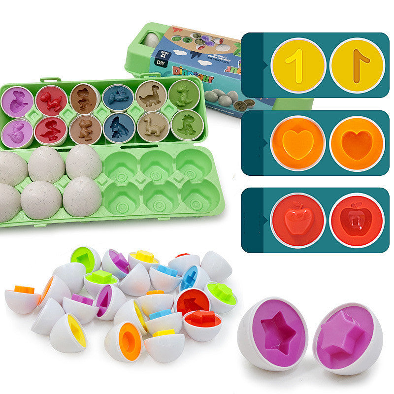 Montessori Matching Eggs - Learning Baby Toy